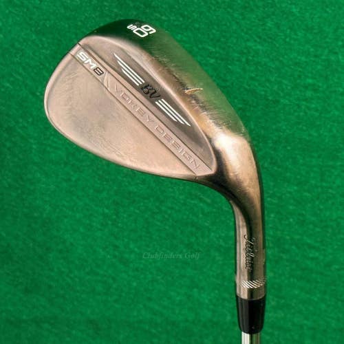 Titleist Vokey SM8 Brushed Steel 60-10S 60 Lob Wedge Vokey Steel Wedge Flex