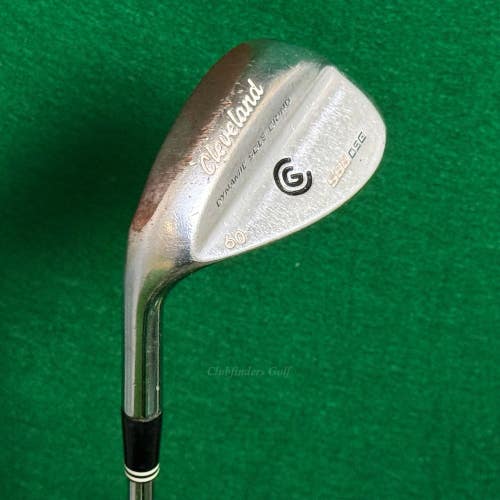 LH Cleveland 588 DSG Chrome 60 Lob Wedge Stepped Steel Wedge Flex