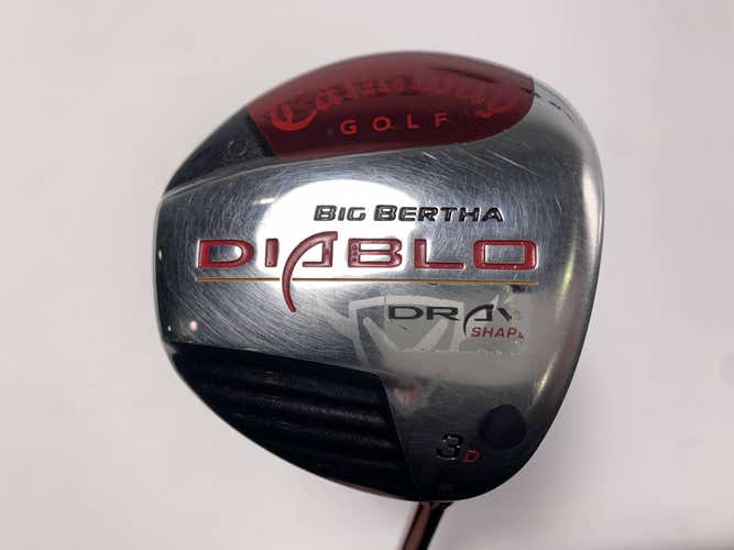 Callaway Big Bertha Diablo Draw 3 Fairway Wood 15* 60g Regular Graphite Mens RH