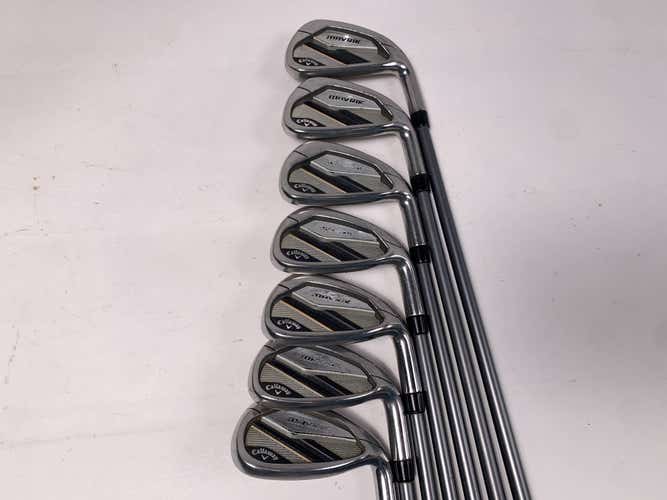 Callaway Mavrik Iron Set 5-PW+GW Project X Catalyst 75 6.0 Stiff Mens RH