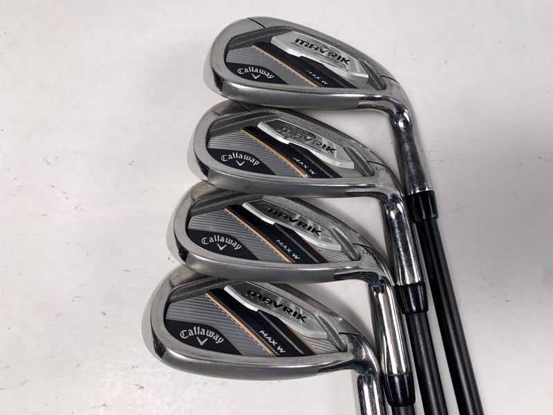 Callaway Mavrik Max Womens Iron Set 9-PW+GW+SW Helium 40LLI Ladies RH