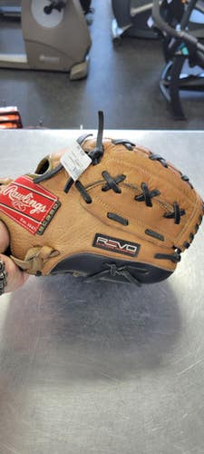Used Rawlings REVO RE120BPS BB/SB Glove RH Throw Brown 12" 11497-C000154329