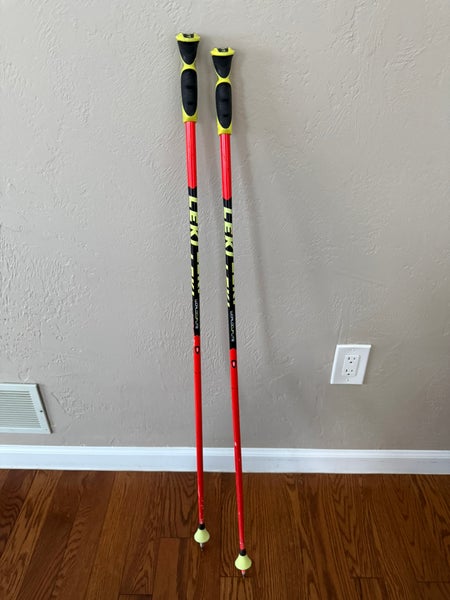 44in (110cm) Leki World Cup Lite GS Ski Poles (Used)