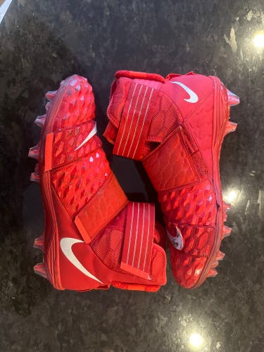 Men's Size M 14.0 (W 15.0) Nike Force Savage Elite 2 High Top Molded Cleats (Used)