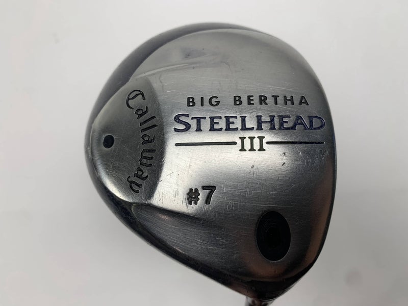 Callaway Steelhead III 7 Fairway Wood 21* System III Senior Graphite Mens RH