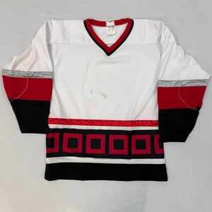 AthleticKnit Carolina Hurricanes Blank Youth Jersey (Stains on Jersey)