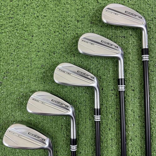 King Cobra Tec 2025 Iron Set 7-PW GW Fujikura Axiom Velocore 105 Stiff Flex RH