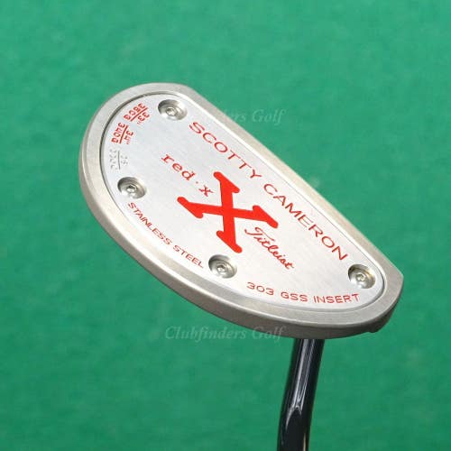 Scotty Cameron Red X Mallet 35" Putter Golf Club Titleist w/ Headcover *READ*