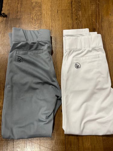 White Men's Large Adult Game Pants (New)