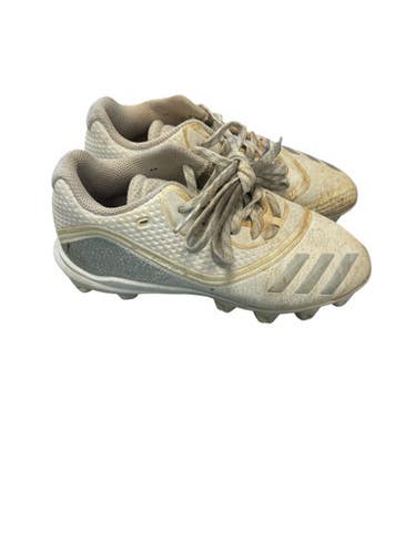 Used Adidas ARTG28290 BB/SB Cleats White And Grey Junior 03 11862-S000091973