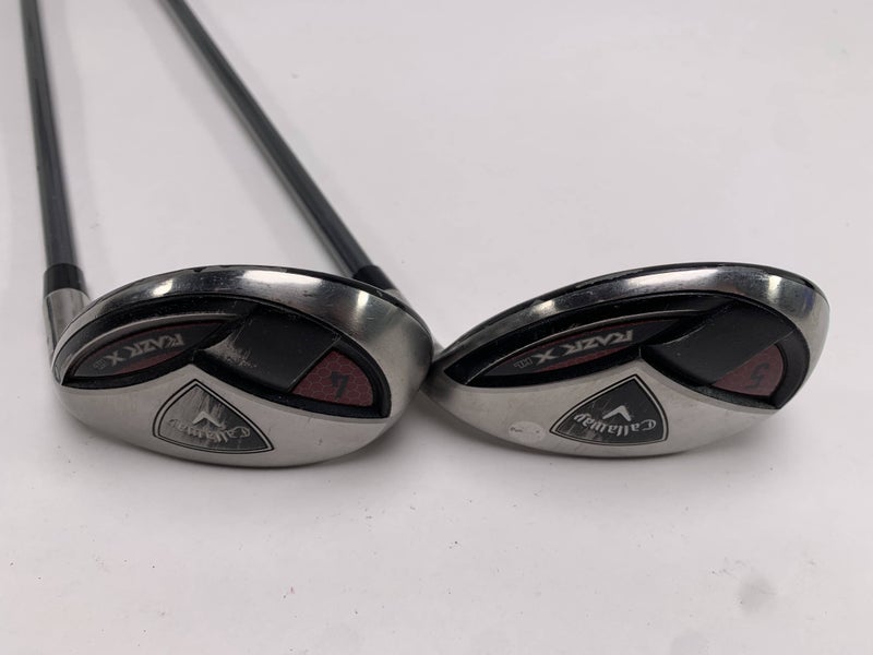 Callaway Razr X HL 4 & 5 Hybrid Set 24* 27* 50g Ladies Graphite Womens RH