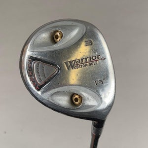 Warrior Custom Golf 15 Right-Handed 3-Wood Senior Flex Shaft