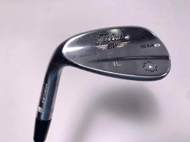 Titleist Vokey SM6 Tour Chrome Gap Wedge GW 52* 8 F-Grind DG X100 Wedge Mens LH