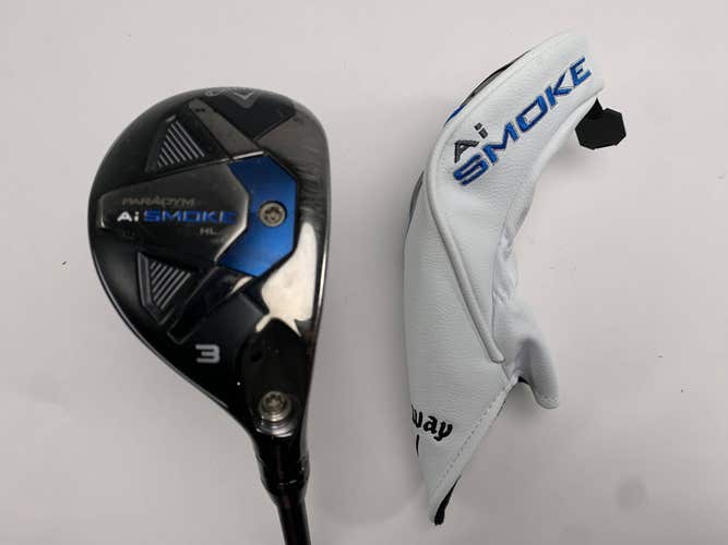 Callaway Paradym Ai Smoke HL 3 Hybrid 18* Project X Cypher 6.0 Stiff Mens RH HC