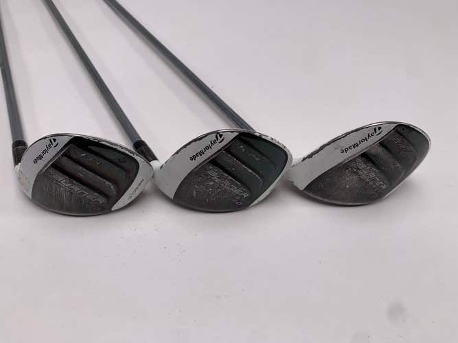 TaylorMade Burner Superfast 2.0 Hybrid Set 4 5 6 21* 24* 27* REAX Ladies RH