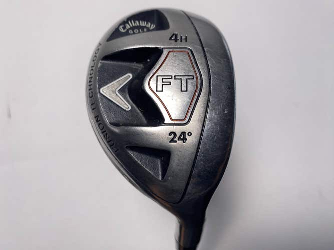 Callaway FT Hybrid 2008 4 Hybrid 24* Fujikura Fit On M Regular Graphite Mens RH