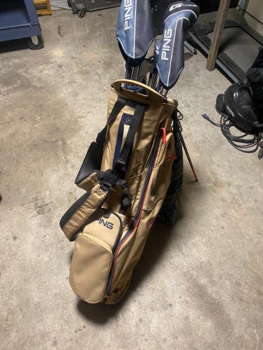 Men's Ping Right Handed Clubs (Full Set) Stiff Flex (Used) 2” extension IRONS