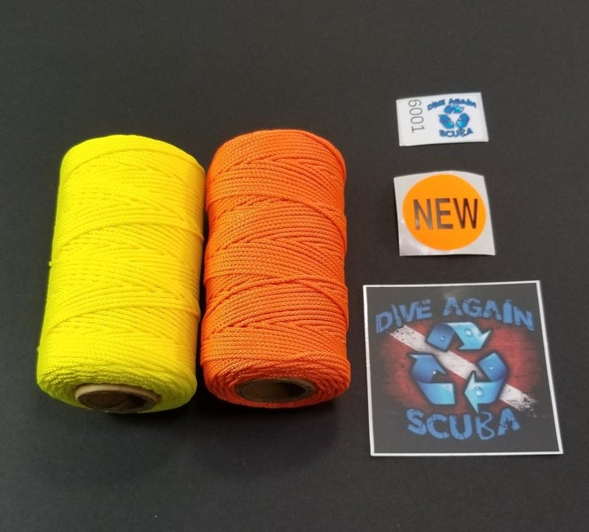 272ft / 83M Replacement Line Scuba Dive Cave, Wreck Reels & Finger Spools Nylon