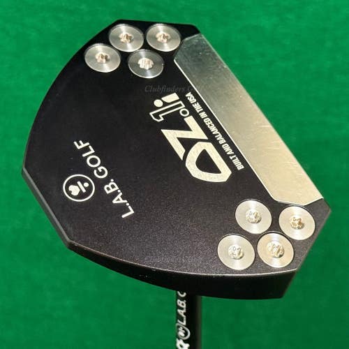 LAB Golf 2025 OZ.1i Custom Black 33.75" Putter GEARS x Black w/Super Stroke & HC
