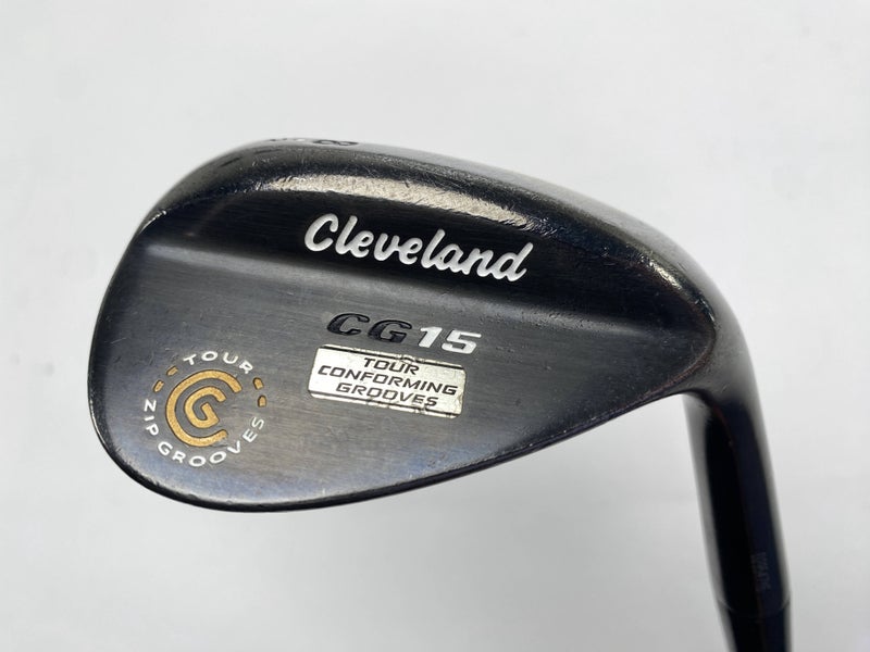 Cleveland CG15 DSG Oil Can Wedge 58* 12 Bounce Traction Wedge Steel Mens RH