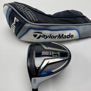 TaylorMade SIM MAX 3 Fairway Wood 15* Ventus Blue 7-X Velocore XStiff  LH HC