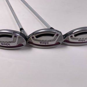 Adams Idea Tech 2015 Womens Hybrid Iron Set 4H-6H 7-PW+GW+SW z50HY 50g Ladies RH