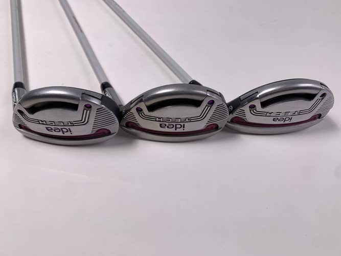 Adams Idea Tech 2015 Womens Hybrid Iron Set 4H-6H 7-PW+GW+SW z50HY 50g Ladies RH