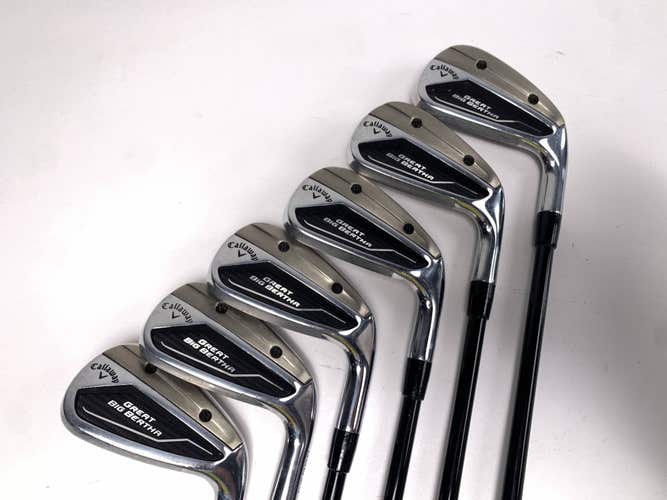 Callaway Great Big Bertha 23 Iron Set 5-PW Vista Pro R3 40g Ladies RH