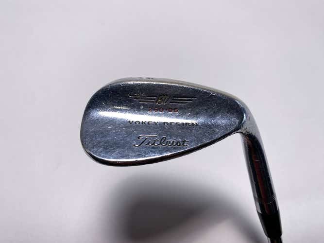 Titleist Vokey Chrome 200 Lob Wedge LW 60* 6 DG Wedge Steel Mens RH