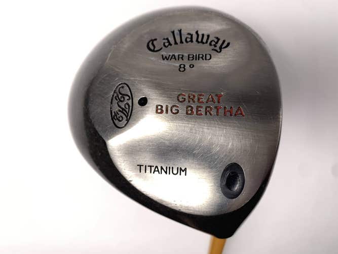 Callaway Original Great Big Bertha Driver 8* ProForce 65 Gold Stiff Mens RH
