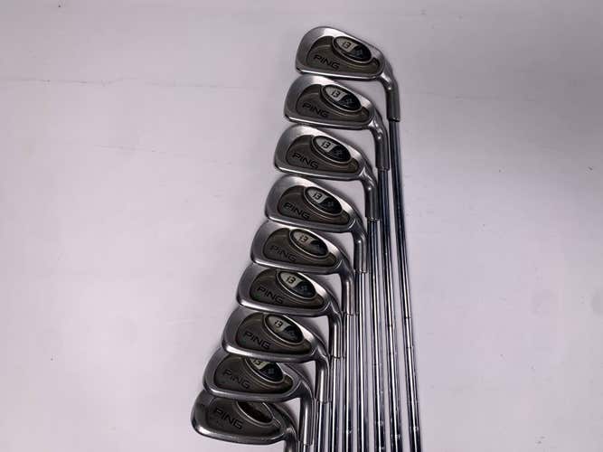 Ping i3 + Iron Set 3-PW+SW Green Dot 2* Up FST 115 Regular Steel Mens RH