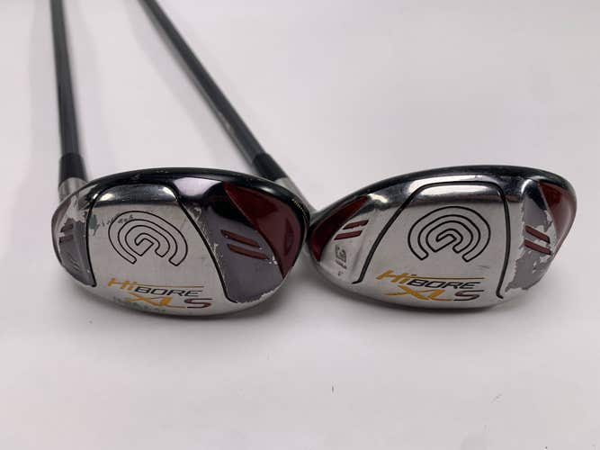 Cleveland Hibore XLS 3 & 4 Hybrid Set 19* 22* Fujikura Fit On M Regular Mens RH