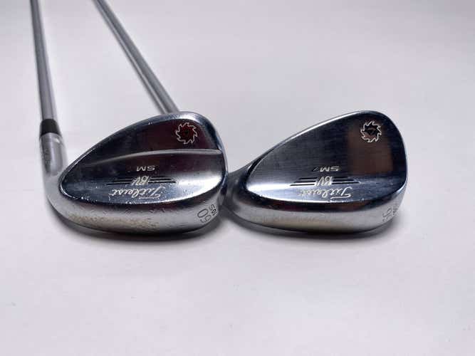 Titleist Vokey SM7 Tour Chrome Wedge Set 56* 10 | 60* 10 Wedge Steel Mens RH