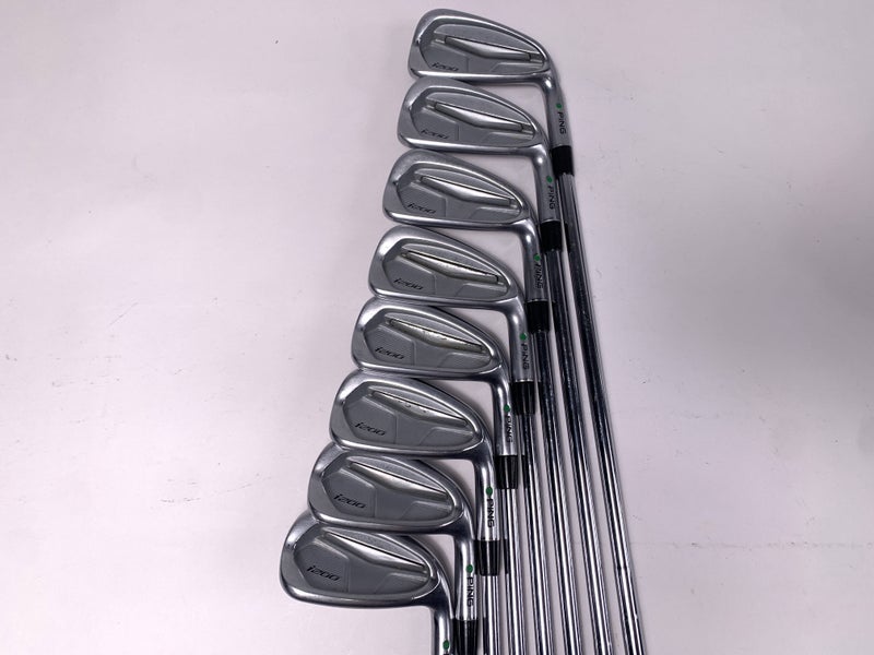 Ping i200 Iron Set 3-PW Green Dot 2* Up NS Pro Modus 3 Tour Stiff Steel Mens RH