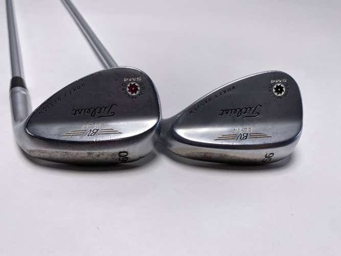 Titleist Vokey Spin Milled SM4 Chrome Wedge Set 56* 14 | 60* 7 DG S200 Mens RH