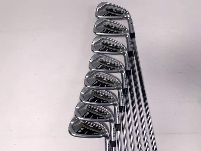 Ping i20 Iron Set 4-PW+GW Blue Dot CFS Stiff Steel Mens RH Midsize Grips