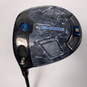 Callaway Paradym Ai Smoke Max Driver 10.5* Cypher Fifty 5.5 50g Regular LH