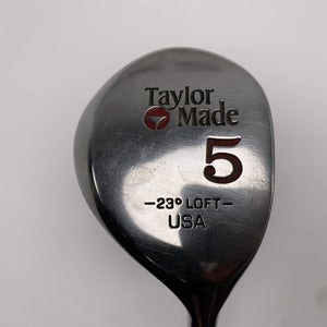 TaylorMade Pittsburgh Persimmon 5 Fairway Wood 23* Taylite Steel Regular Mens RH