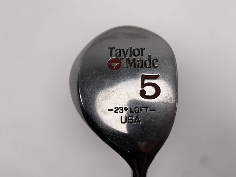 TaylorMade Pittsburgh Persimmon 5 Fairway Wood 23* Taylite Steel Regular Mens RH
