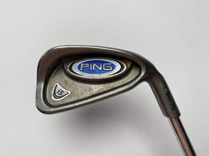 Ping i5 Single 4 Iron Green Dot 2* Up Regular Steel Mens RH