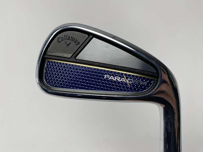 Callaway Paradym Single 7 Iron Project X HZRDUS 6.0 75g Stiff Graphite Mens RH