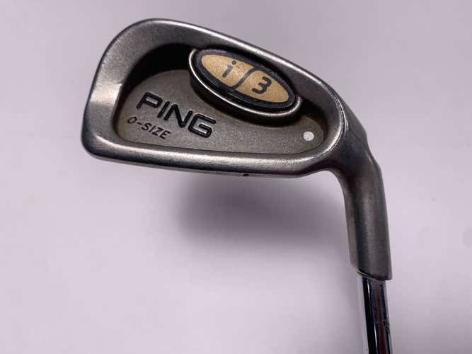 Ping i3 Oversize Single 4 Iron White Dot 3* Up Cushin JZ Senior Steel Mens RH