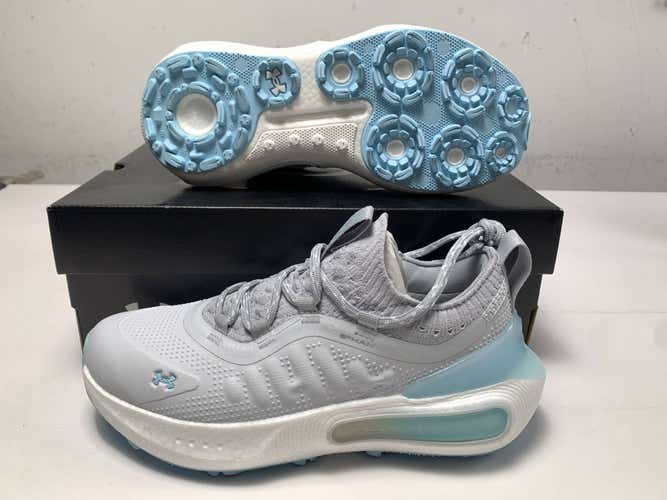 Under Armour Phantom Fore Waterproof Golf Shoes Grey Women's SZ 7 (3028244-101)