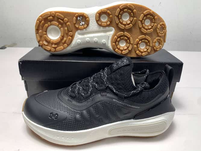 Under Armour Phantom Fore Waterproof Golf Shoes Black Men's SZ 9.5 (3027876-001)