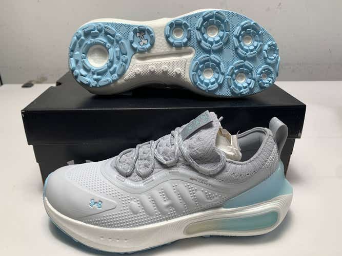 Under Armour Phantom Fore Waterproof Golf Shoes Grey Women's SZ 9.5(3028244-101)