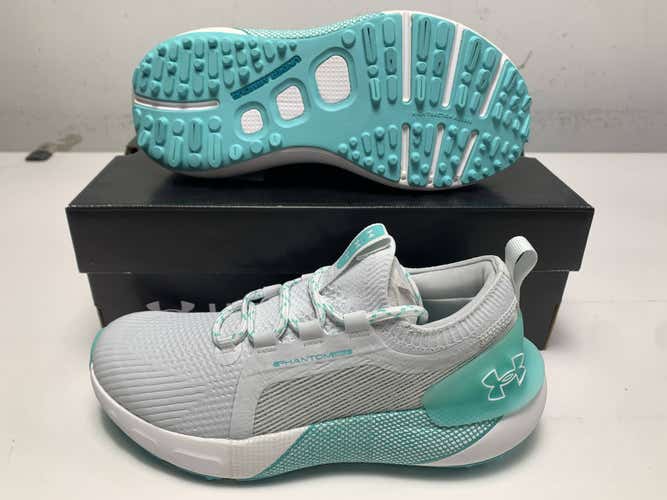 Under Armour Phantom Waterproof Golf Shoes Grey Women's SZ 7 (3027090-101)