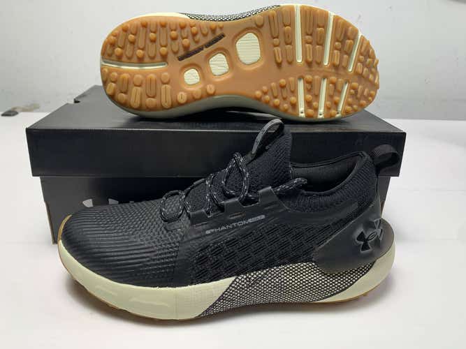 Under Armour Phantom Waterproof Golf Shoes Black Men's SZ 8.5 (3027485-001)