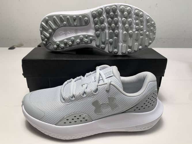 Under Armour Surge Golf Shoes Grey Men's SZ 8.5 (3027889-014)