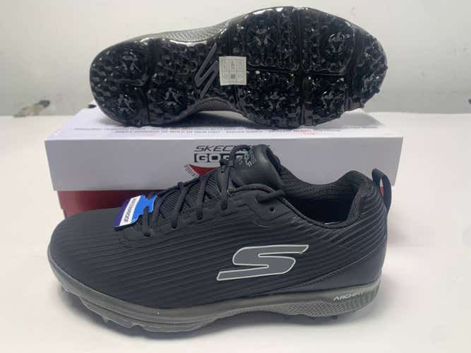 Skechers Go Golf Pro 5 Hyper Waterproof Golf Shoes Black Men's SZ 9 (214044)