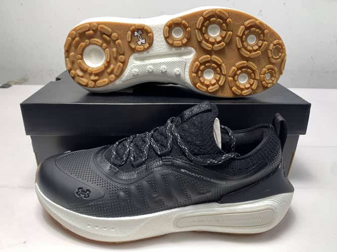 Under Armour Phantom Fore Waterproof Golf Shoes Black Mens SZ 11.5 (3027876-001)